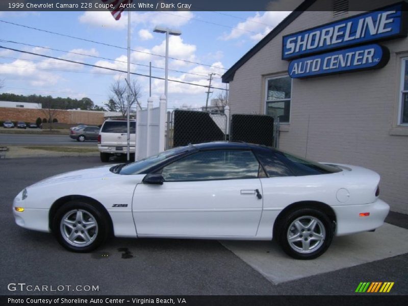 Arctic White / Dark Gray 1999 Chevrolet Camaro Z28 Coupe