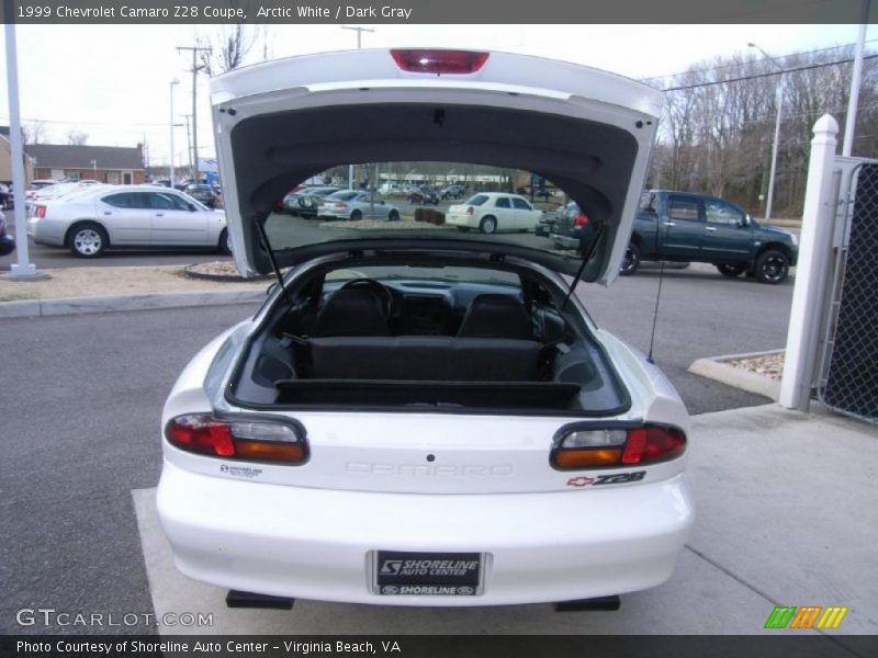 Arctic White / Dark Gray 1999 Chevrolet Camaro Z28 Coupe