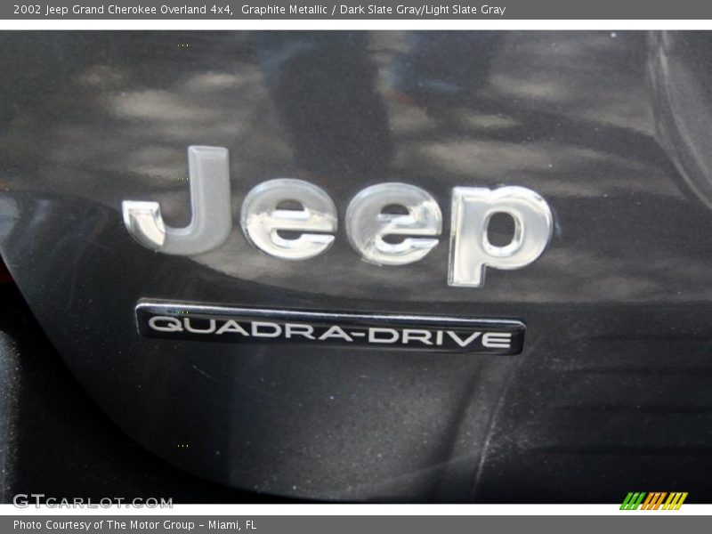 Graphite Metallic / Dark Slate Gray/Light Slate Gray 2002 Jeep Grand Cherokee Overland 4x4