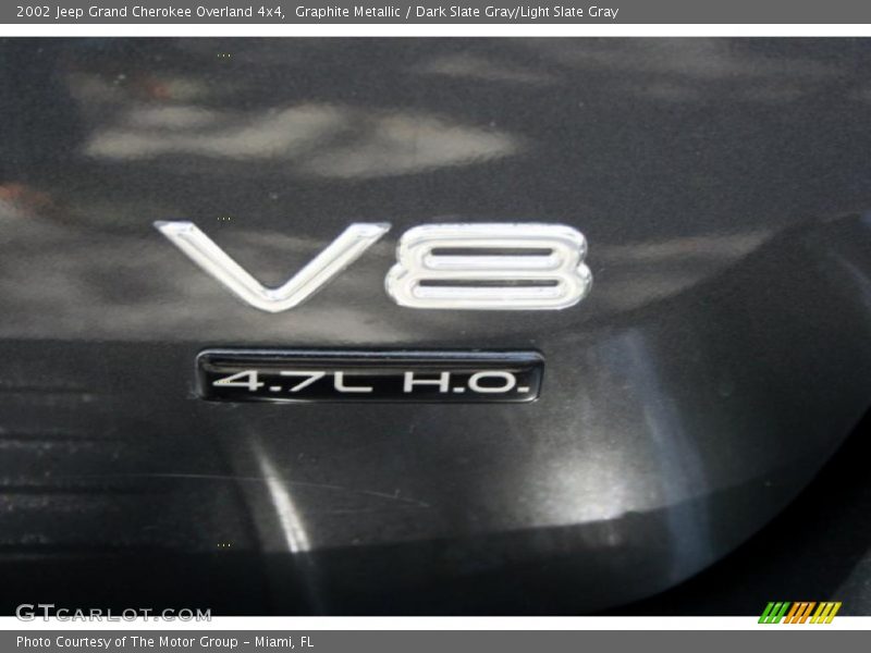 Graphite Metallic / Dark Slate Gray/Light Slate Gray 2002 Jeep Grand Cherokee Overland 4x4