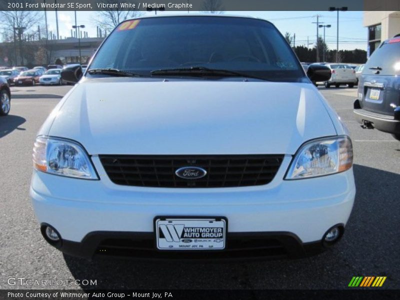 Vibrant White / Medium Graphite 2001 Ford Windstar SE Sport