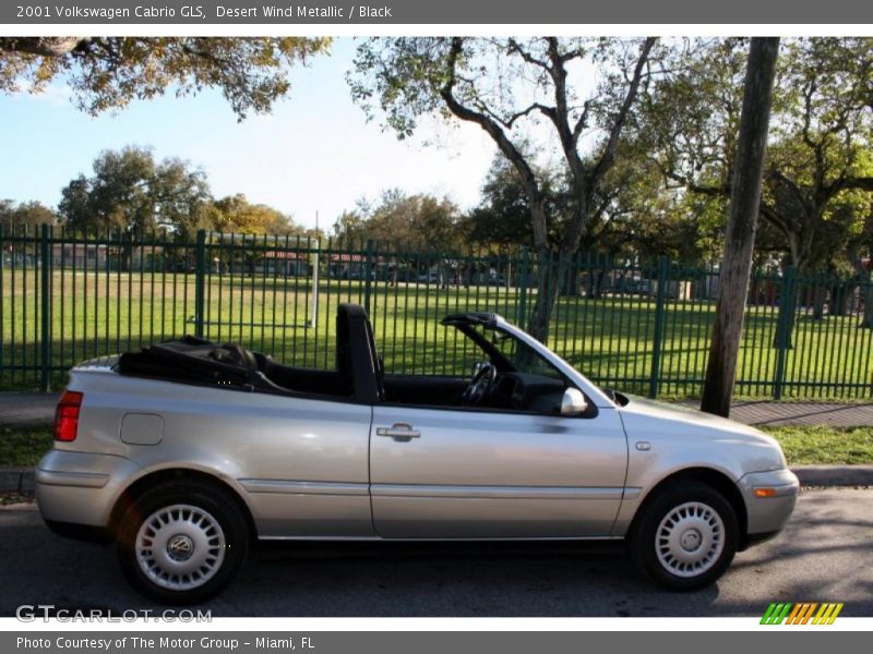 Desert Wind Metallic / Black 2001 Volkswagen Cabrio GLS