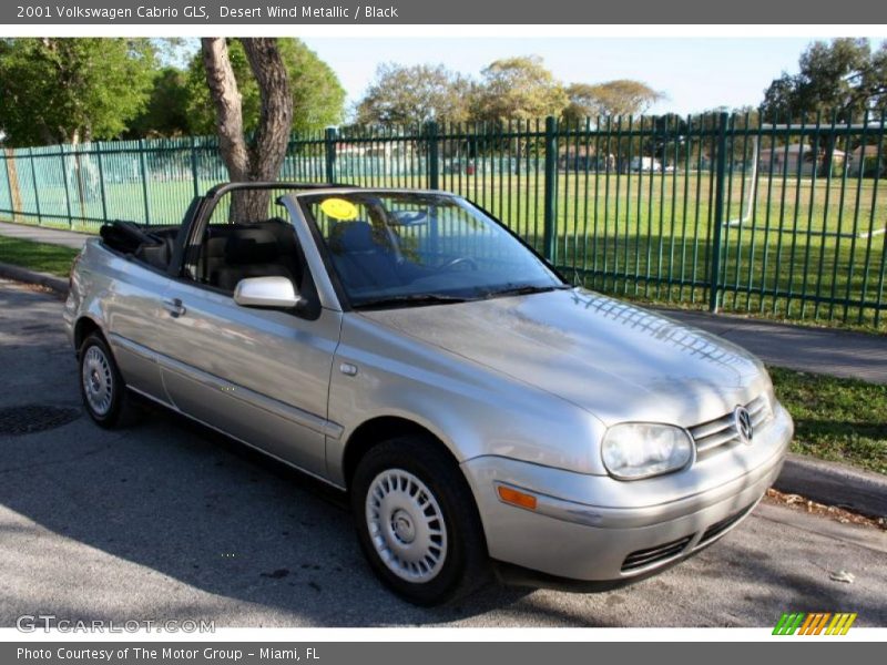Desert Wind Metallic / Black 2001 Volkswagen Cabrio GLS