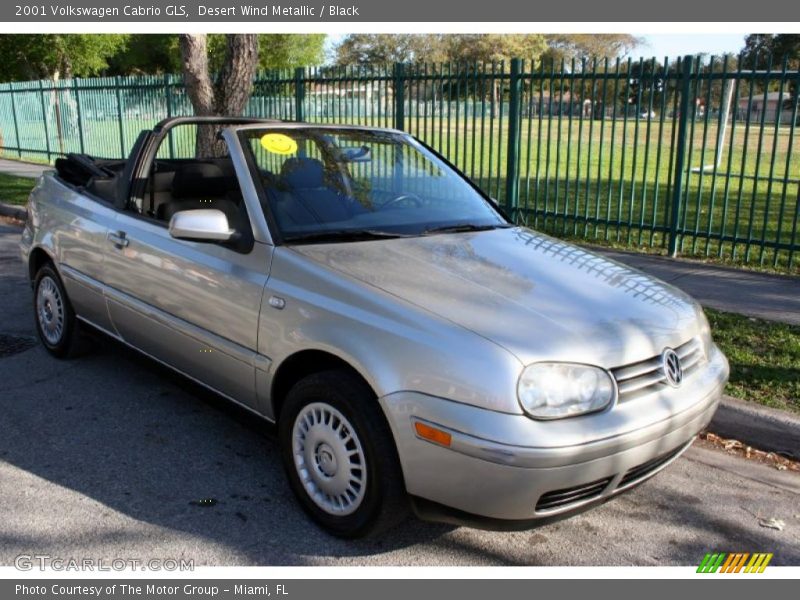 Desert Wind Metallic / Black 2001 Volkswagen Cabrio GLS