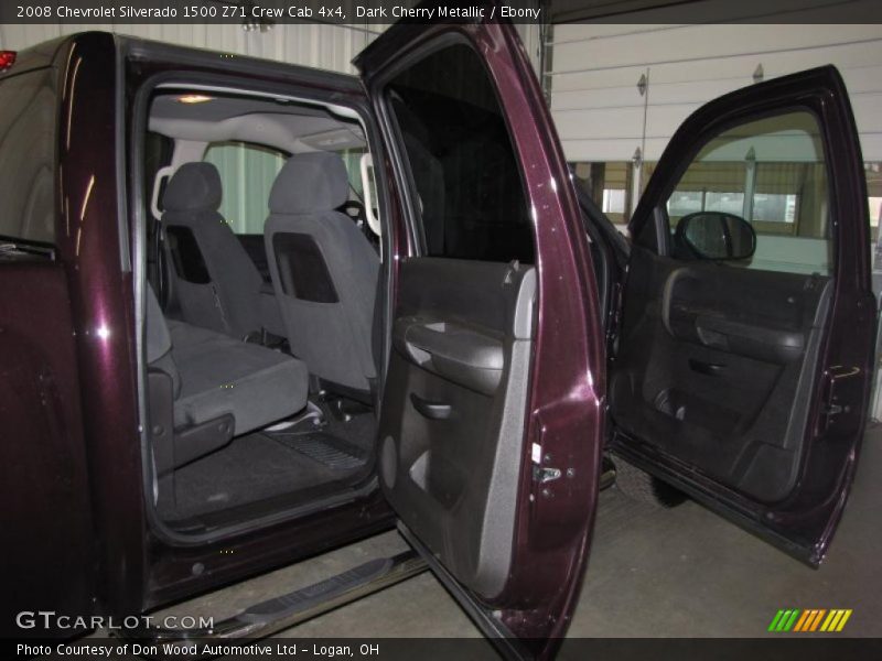 Dark Cherry Metallic / Ebony 2008 Chevrolet Silverado 1500 Z71 Crew Cab 4x4