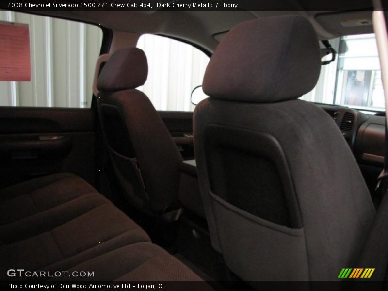 Dark Cherry Metallic / Ebony 2008 Chevrolet Silverado 1500 Z71 Crew Cab 4x4