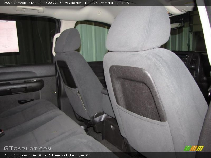Dark Cherry Metallic / Ebony 2008 Chevrolet Silverado 1500 Z71 Crew Cab 4x4