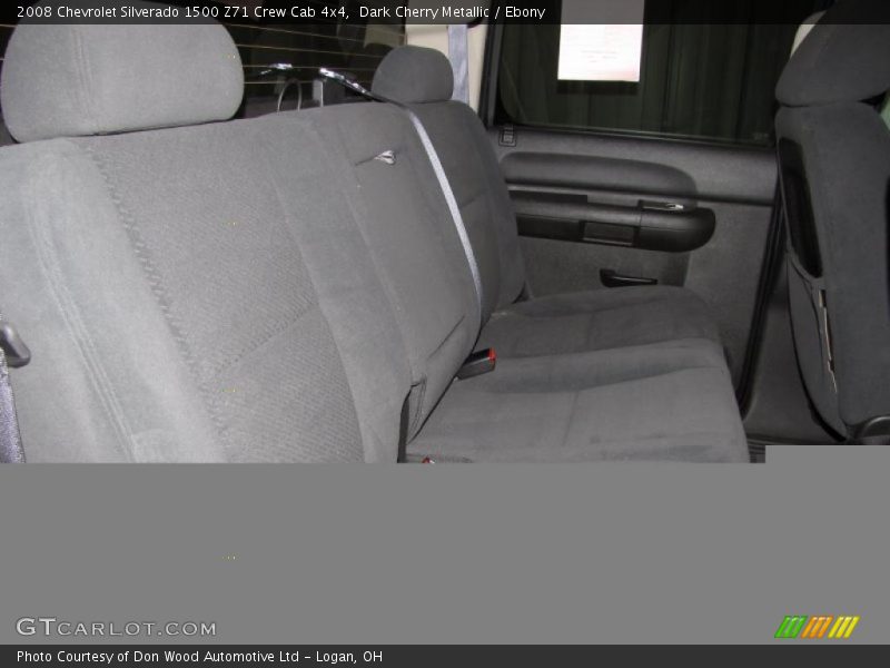 Dark Cherry Metallic / Ebony 2008 Chevrolet Silverado 1500 Z71 Crew Cab 4x4