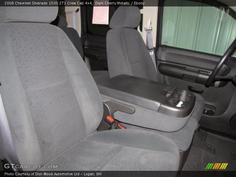Dark Cherry Metallic / Ebony 2008 Chevrolet Silverado 1500 Z71 Crew Cab 4x4
