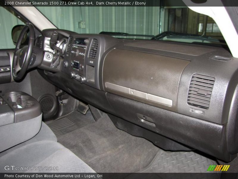 Dark Cherry Metallic / Ebony 2008 Chevrolet Silverado 1500 Z71 Crew Cab 4x4