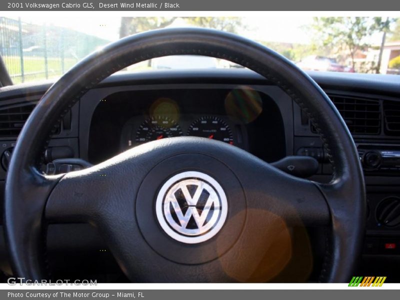 Desert Wind Metallic / Black 2001 Volkswagen Cabrio GLS