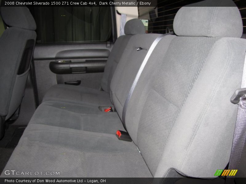 Dark Cherry Metallic / Ebony 2008 Chevrolet Silverado 1500 Z71 Crew Cab 4x4