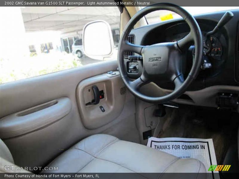 Light Autumnwood Metallic / Neutral 2002 GMC Savana Van G1500 SLT Passenger