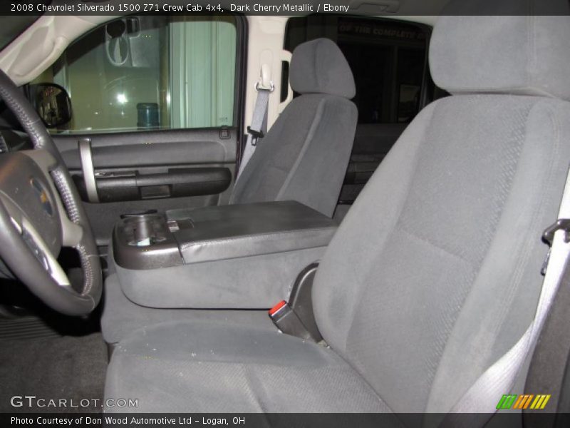 Dark Cherry Metallic / Ebony 2008 Chevrolet Silverado 1500 Z71 Crew Cab 4x4