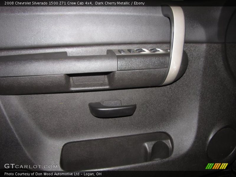 Dark Cherry Metallic / Ebony 2008 Chevrolet Silverado 1500 Z71 Crew Cab 4x4