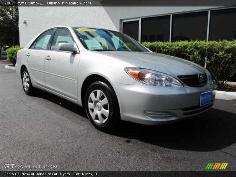 Lunar Mist Metallic / Stone 2003 Toyota Camry LE