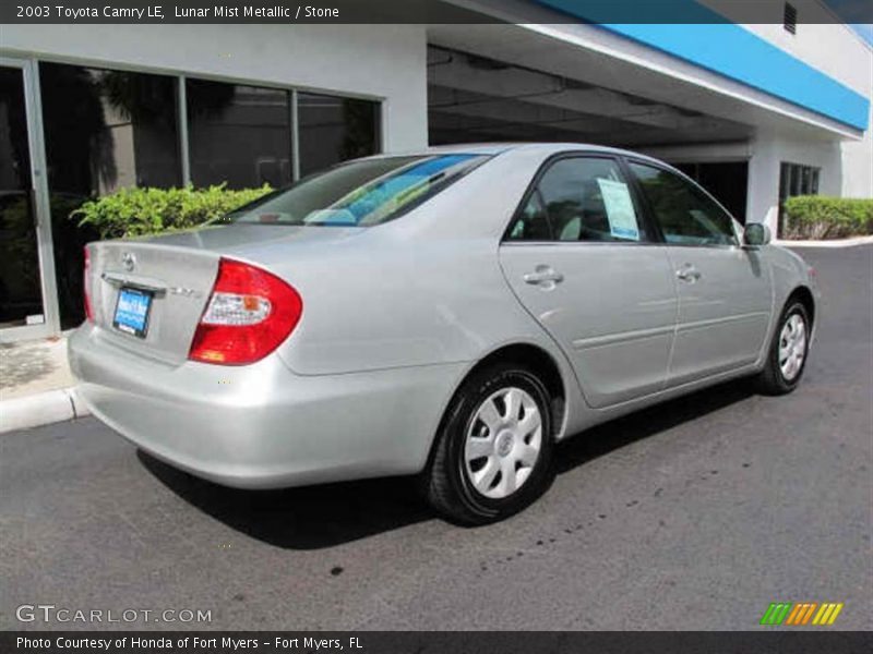 Lunar Mist Metallic / Stone 2003 Toyota Camry LE