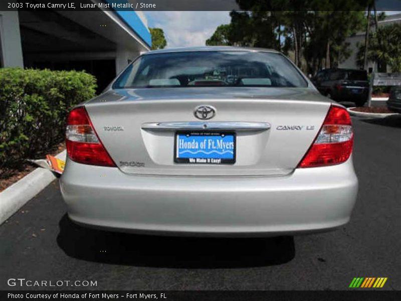 Lunar Mist Metallic / Stone 2003 Toyota Camry LE