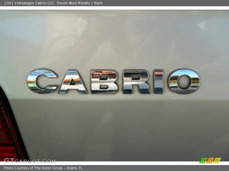 Desert Wind Metallic / Black 2001 Volkswagen Cabrio GLS