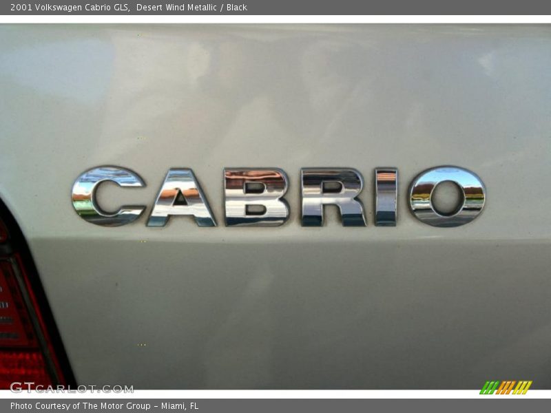 Desert Wind Metallic / Black 2001 Volkswagen Cabrio GLS