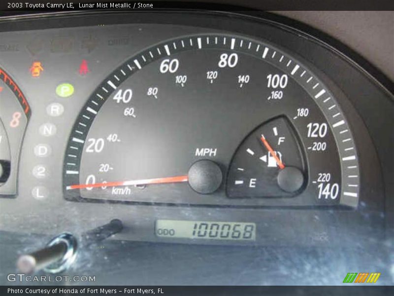 Lunar Mist Metallic / Stone 2003 Toyota Camry LE