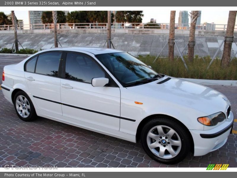 Alpine White / Sand 2003 BMW 3 Series 325i Sedan