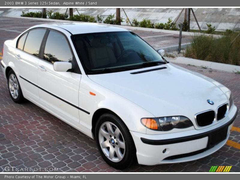 Alpine White / Sand 2003 BMW 3 Series 325i Sedan