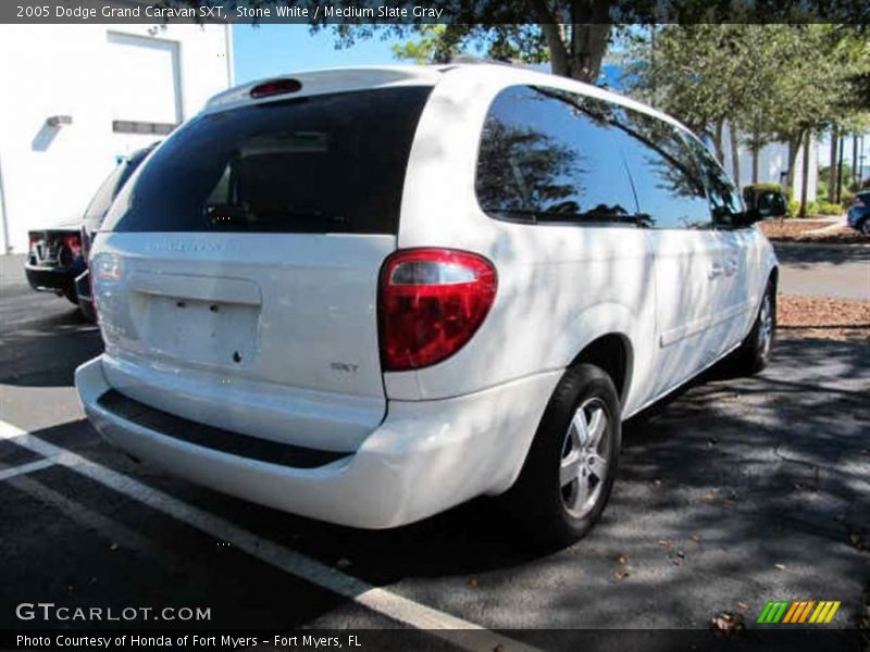 Stone White / Medium Slate Gray 2005 Dodge Grand Caravan SXT