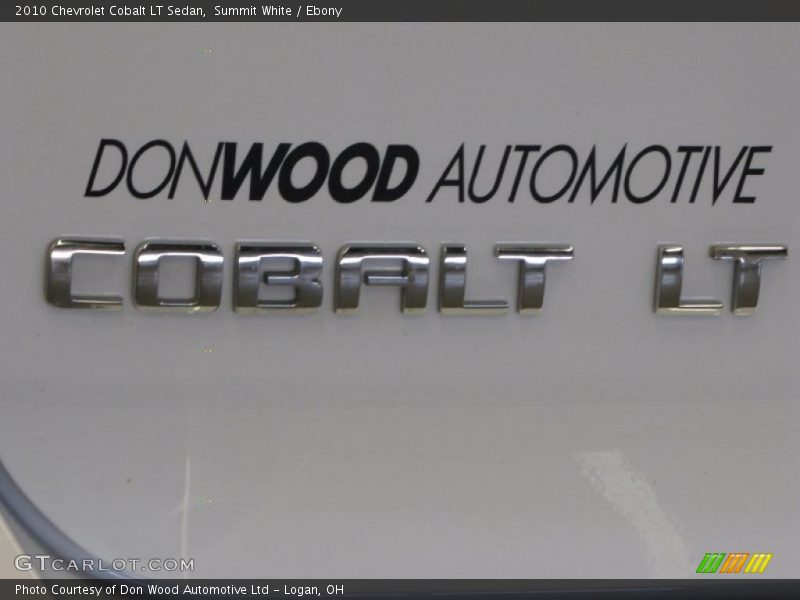 Summit White / Ebony 2010 Chevrolet Cobalt LT Sedan