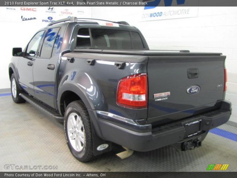 Black Pearl Slate Metallic / Charcoal Black 2010 Ford Explorer Sport Trac XLT 4x4