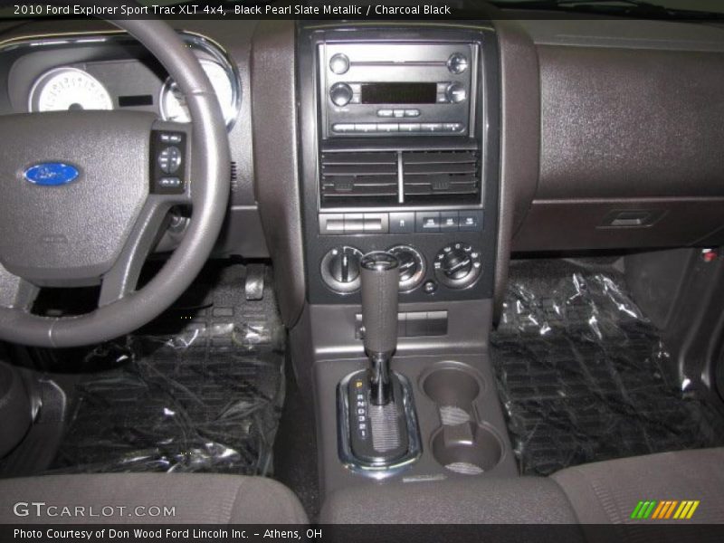 Black Pearl Slate Metallic / Charcoal Black 2010 Ford Explorer Sport Trac XLT 4x4