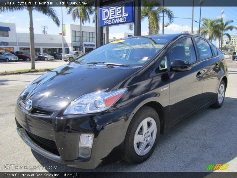 Black / Dark Gray 2010 Toyota Prius Hybrid III