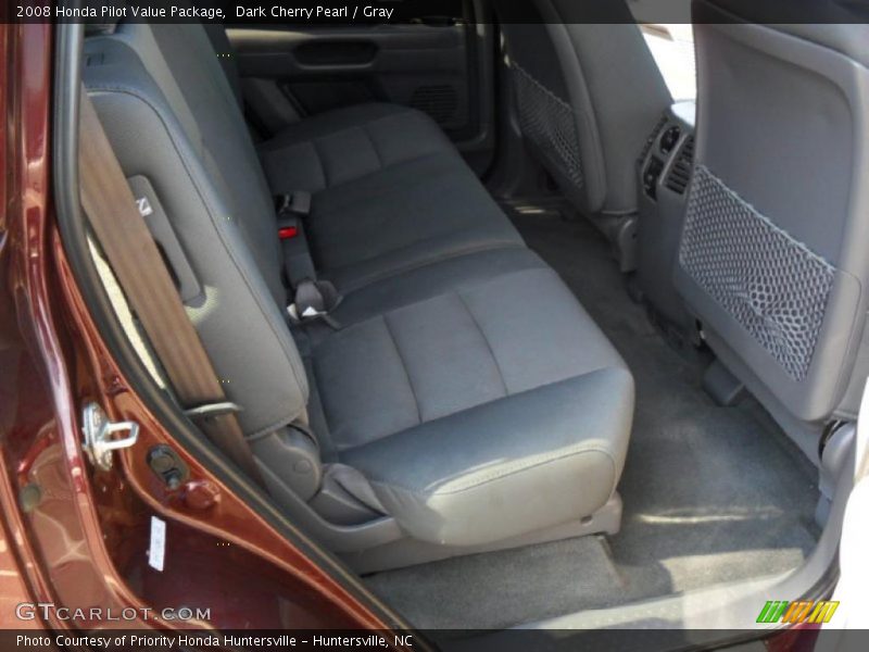 Dark Cherry Pearl / Gray 2008 Honda Pilot Value Package