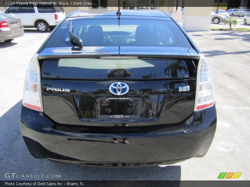 Black / Dark Gray 2010 Toyota Prius Hybrid III