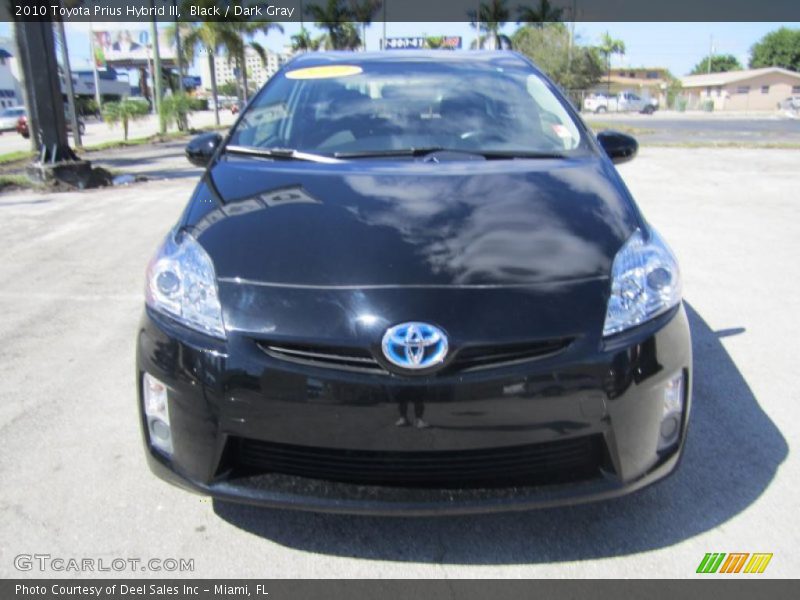 Black / Dark Gray 2010 Toyota Prius Hybrid III