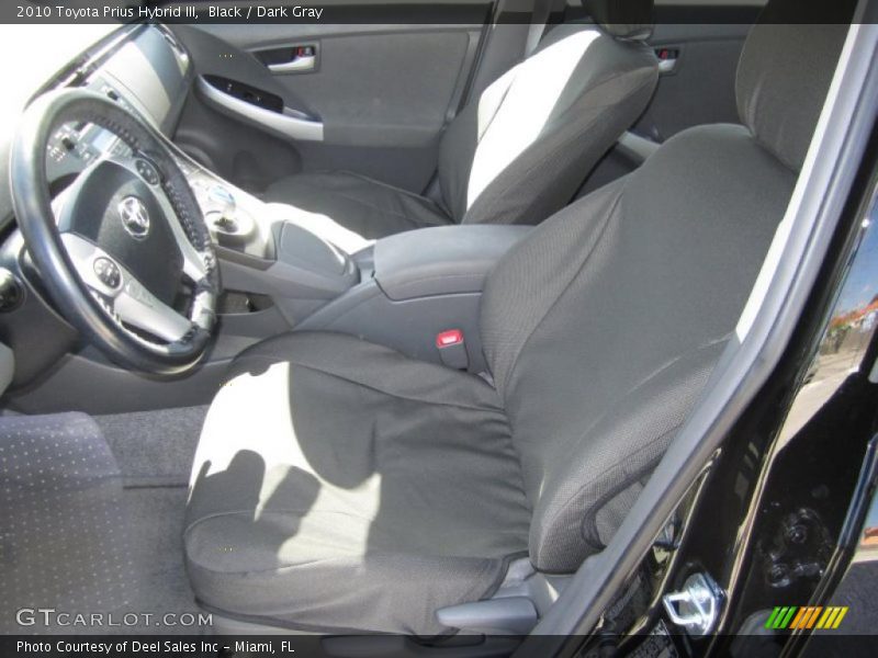 Black / Dark Gray 2010 Toyota Prius Hybrid III