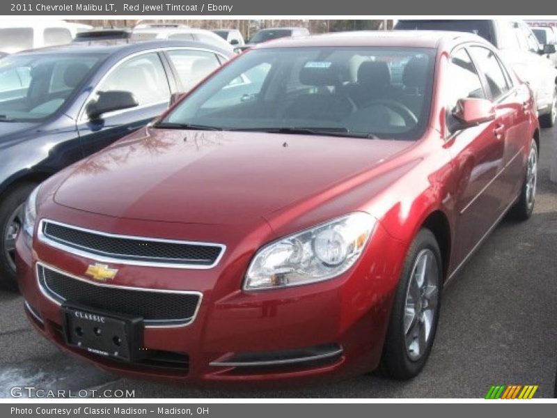 Red Jewel Tintcoat / Ebony 2011 Chevrolet Malibu LT