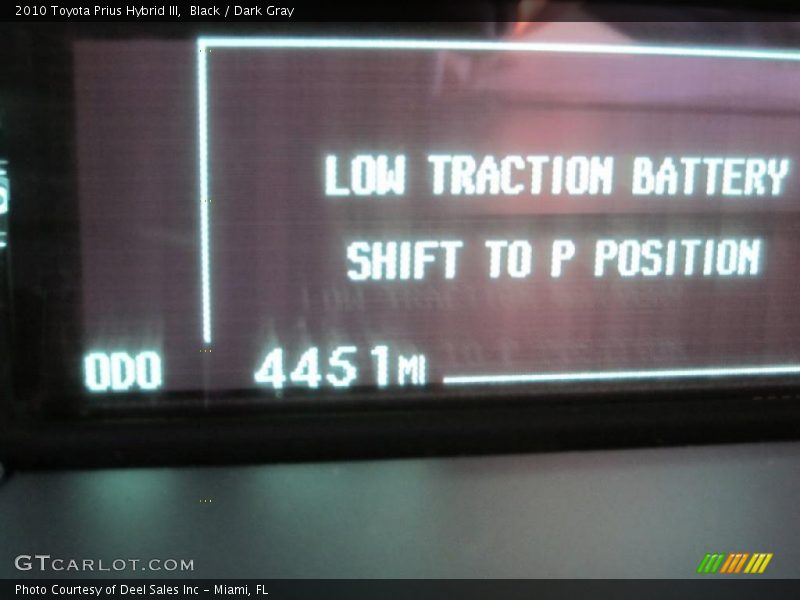 Black / Dark Gray 2010 Toyota Prius Hybrid III