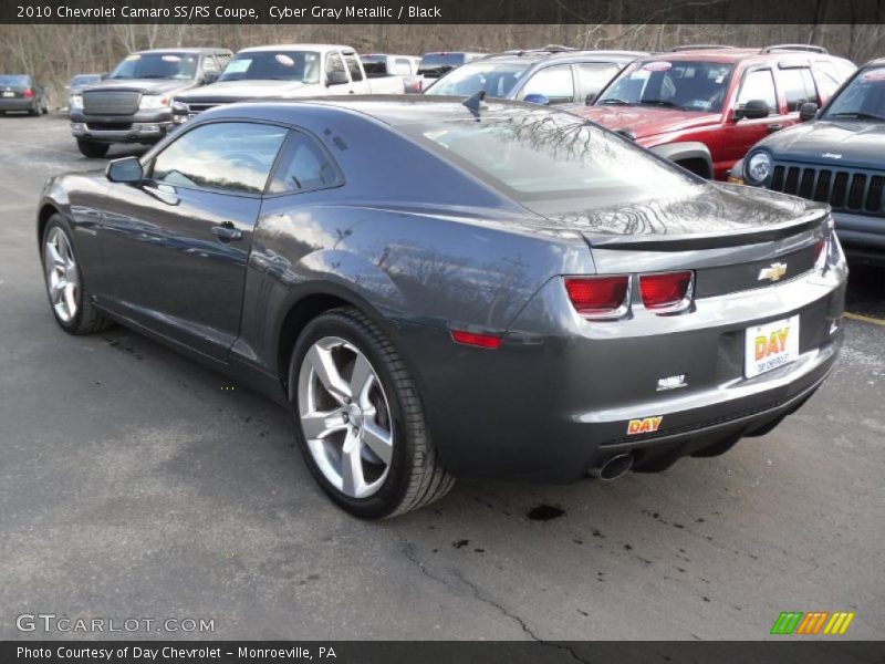 Cyber Gray Metallic / Black 2010 Chevrolet Camaro SS/RS Coupe