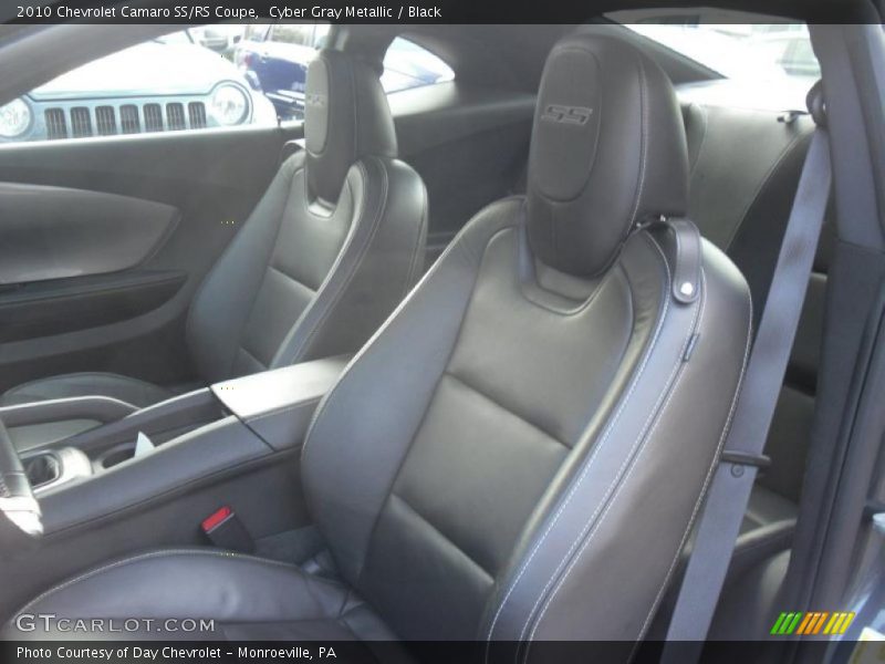 Cyber Gray Metallic / Black 2010 Chevrolet Camaro SS/RS Coupe