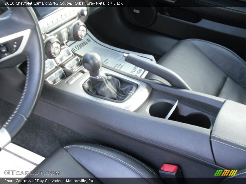 Cyber Gray Metallic / Black 2010 Chevrolet Camaro SS/RS Coupe