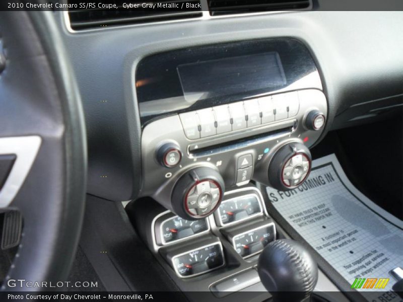 Cyber Gray Metallic / Black 2010 Chevrolet Camaro SS/RS Coupe