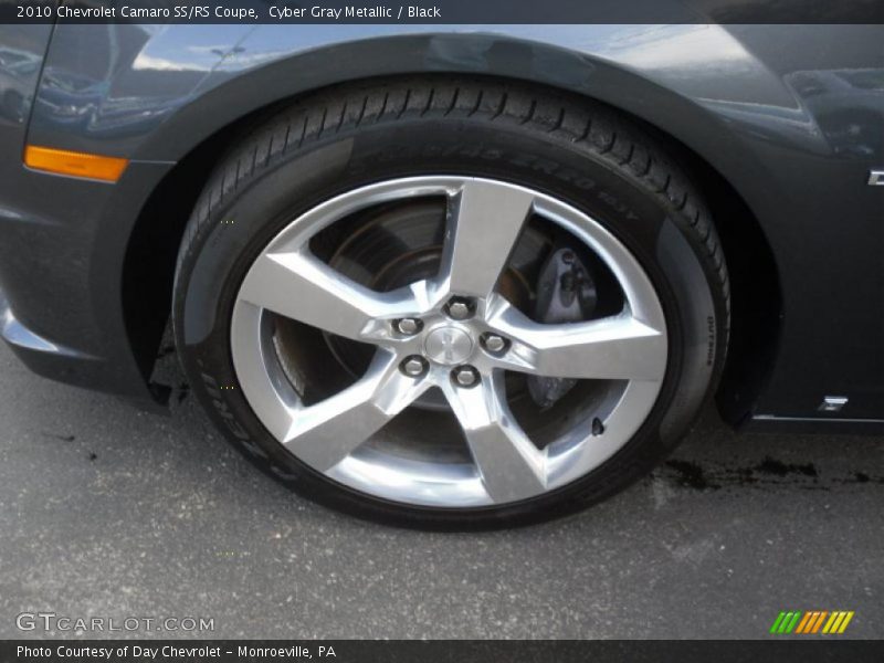 Cyber Gray Metallic / Black 2010 Chevrolet Camaro SS/RS Coupe