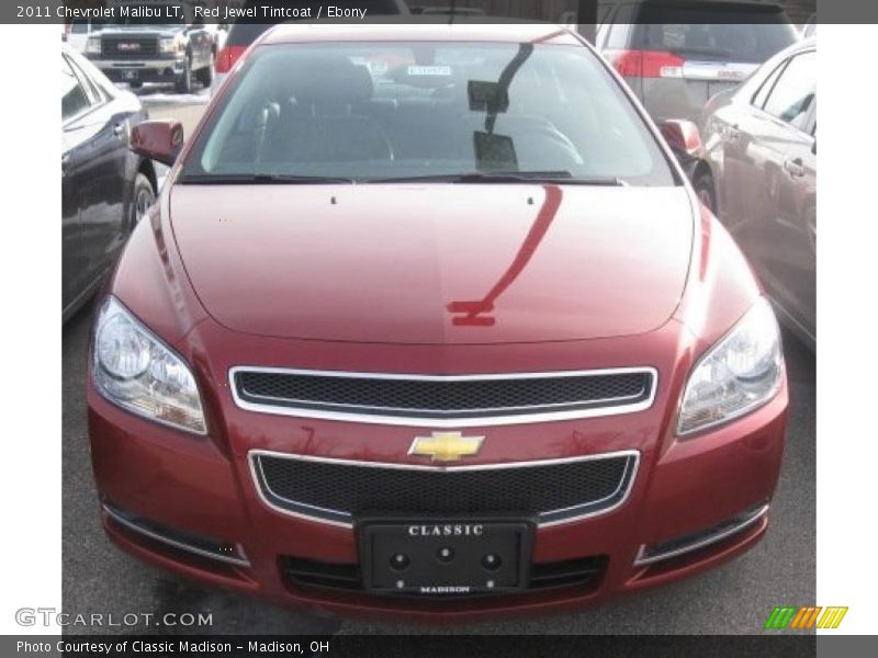 Red Jewel Tintcoat / Ebony 2011 Chevrolet Malibu LT