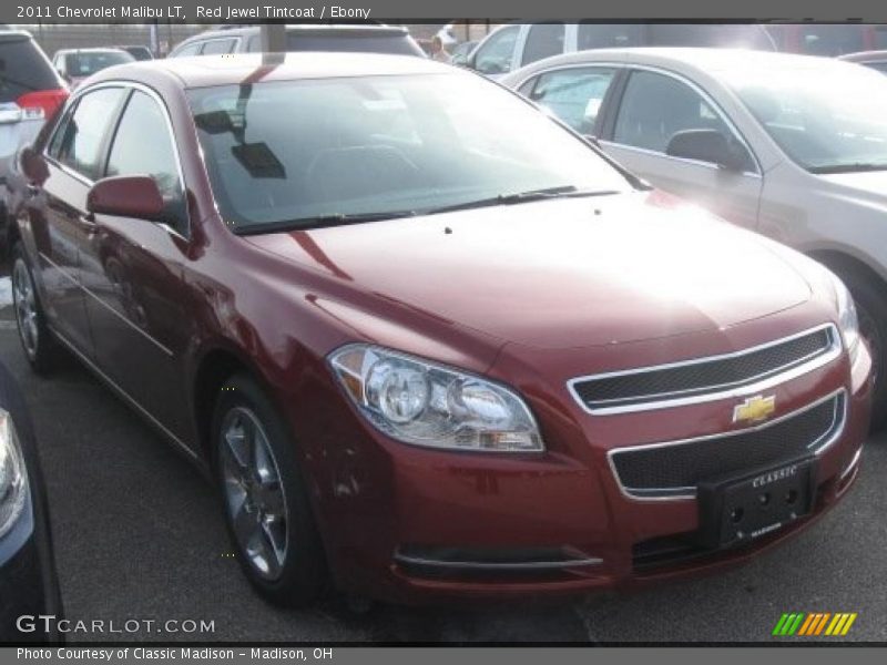 Red Jewel Tintcoat / Ebony 2011 Chevrolet Malibu LT