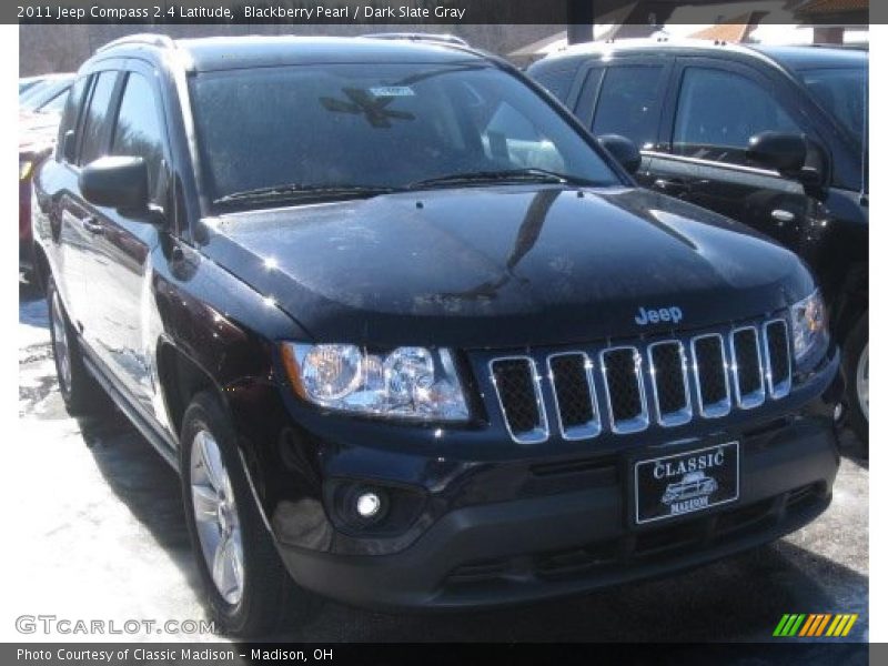Blackberry Pearl / Dark Slate Gray 2011 Jeep Compass 2.4 Latitude