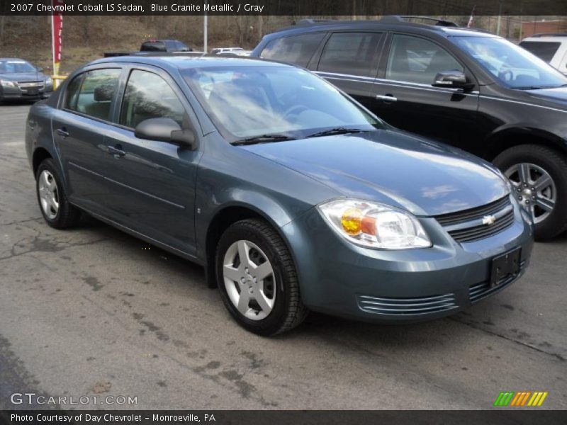 Blue Granite Metallic / Gray 2007 Chevrolet Cobalt LS Sedan