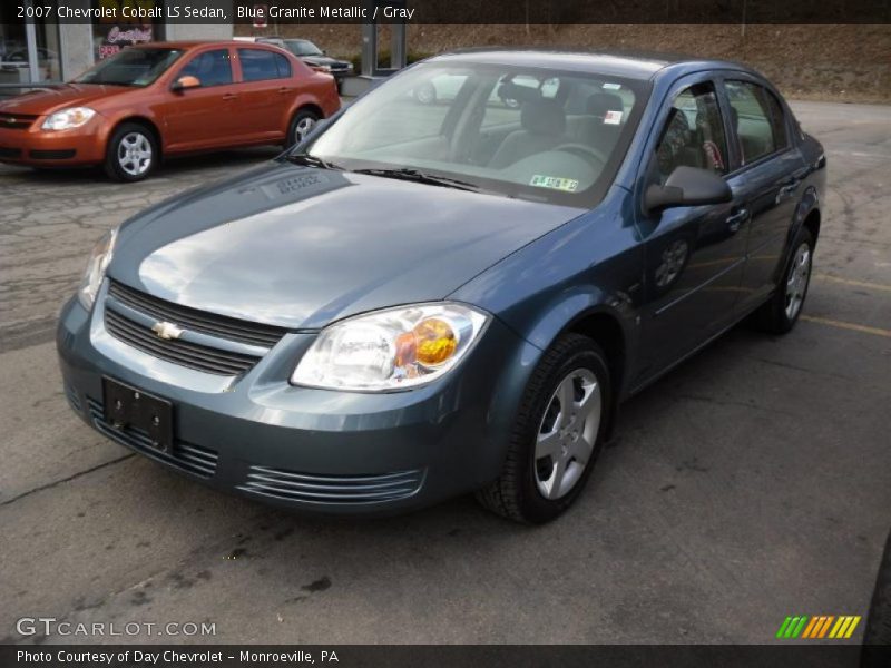 Blue Granite Metallic / Gray 2007 Chevrolet Cobalt LS Sedan