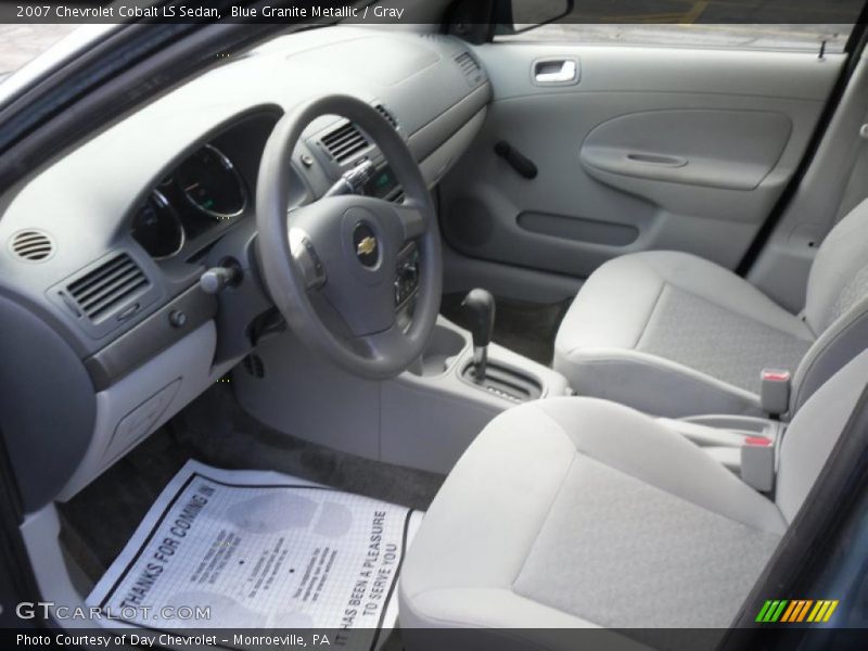 Blue Granite Metallic / Gray 2007 Chevrolet Cobalt LS Sedan