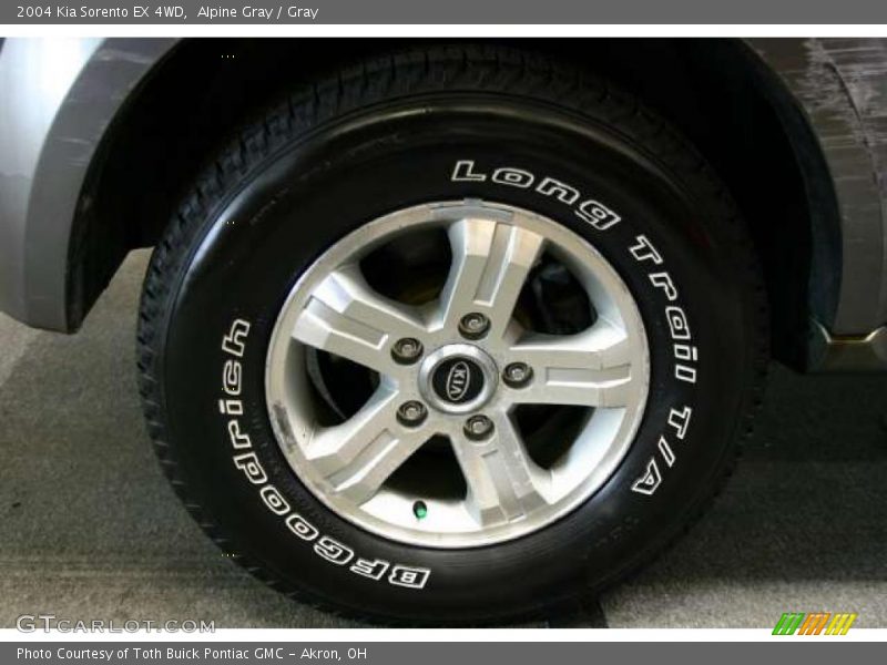 Alpine Gray / Gray 2004 Kia Sorento EX 4WD